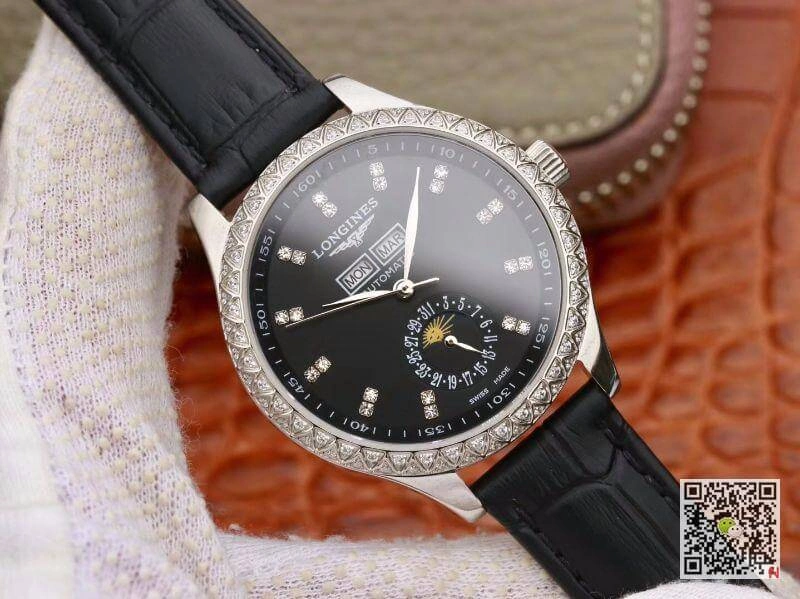 Longines Master Collection L2.503.0.83.3 TW Factory 1:1 Best Edition Replica Watch Swiss ETA600 Black Leather Strap